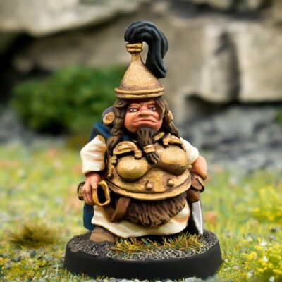 Beardfolk Dwarven Wyrmhunter 28mm white metal miniature northumbrian tin soldier